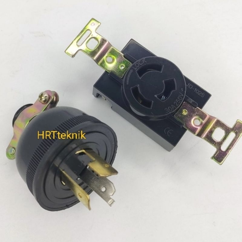 Jual Colokan Stecker Genset + Rumah Colokan Genset Bensin 2500-5000watt ...