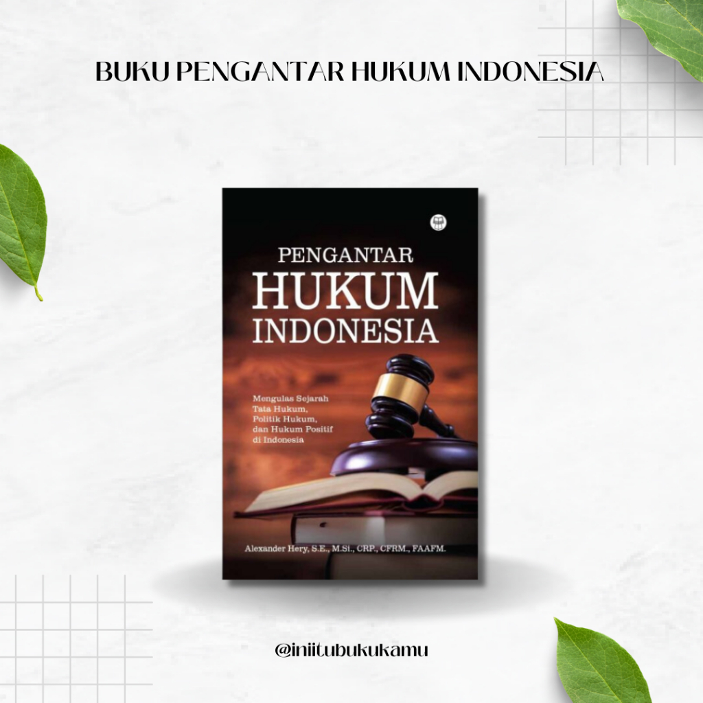 Jual Buku Pengantar Hukum Indonesia Shopee Indonesia