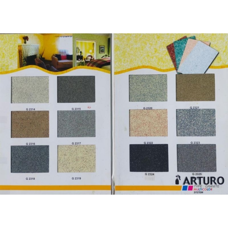 Jual ARTURO Type Granite Galon 4kg G 2314 2315 2316 2317 2318 2319 2320 ...