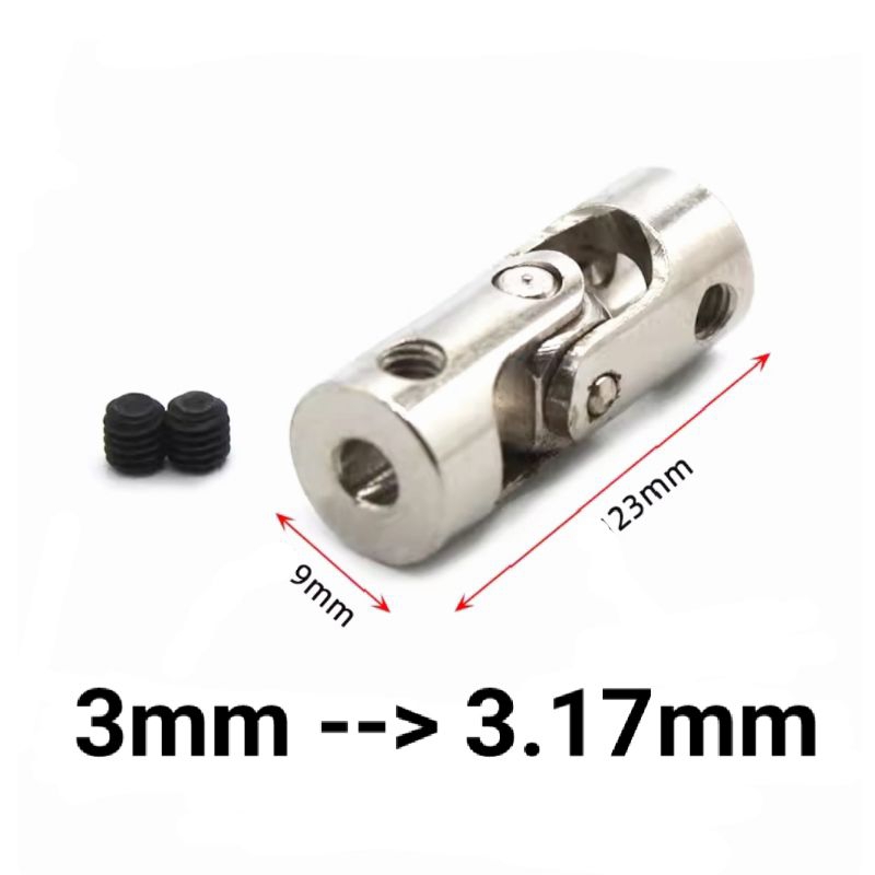 Jual Joint Coupling Metal RC Kapal Truk Adventure 2x2 3x3 3x4 3x5 4x4 ...