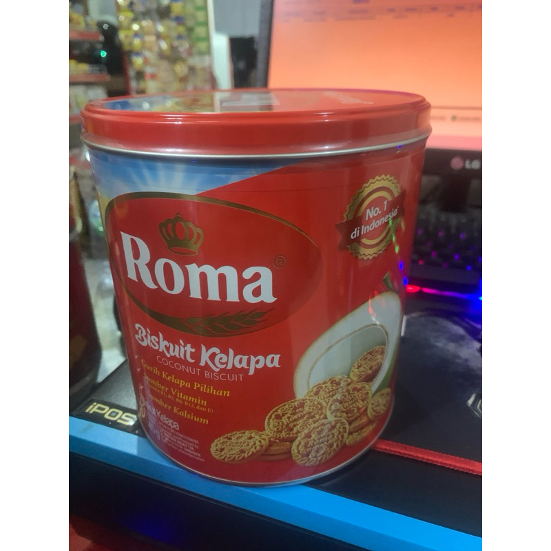 Jual Roma Biskuit Kelapa Kaleng 345gr Shopee Indonesia