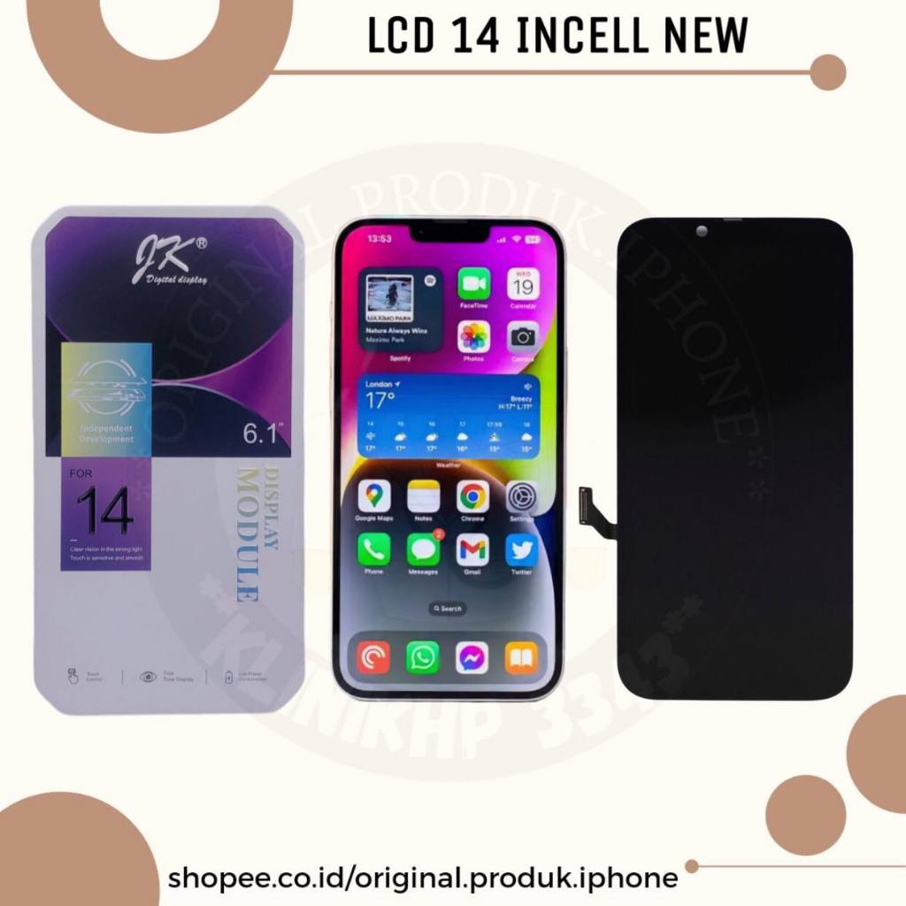 Jual LCD TOUCHSCREEN 14 BLACK INCELL ORIGINAL FULLSET | Shopee Indonesia