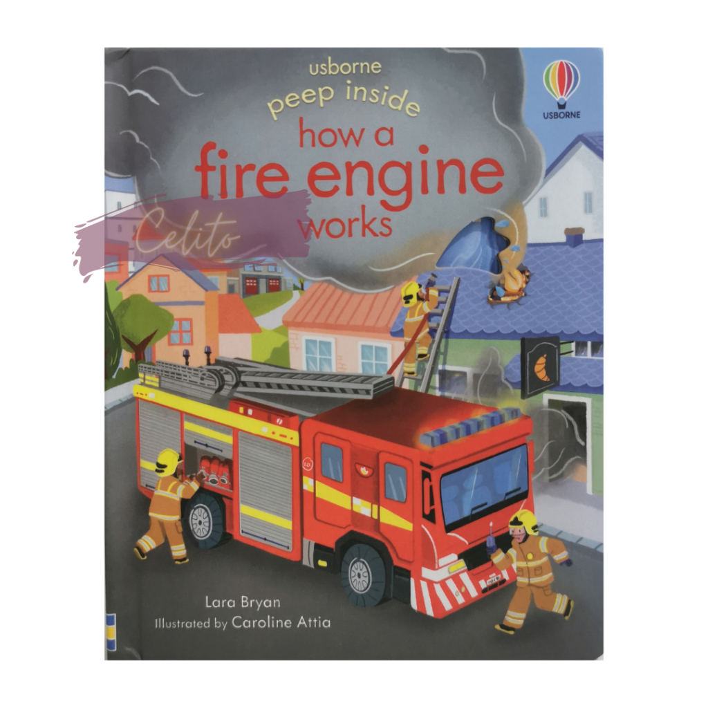 Jual [Celito] Usborn3 Peep Inside Fire Engine - How A Fire Engine Works ...