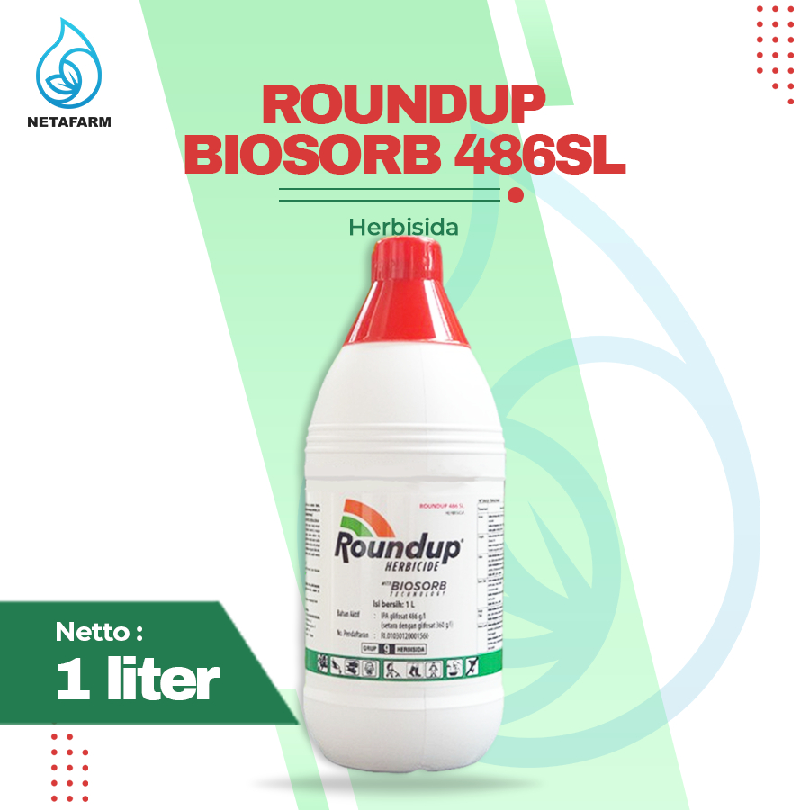 Jual Roundup 486 Sl Biosorb Pembasmi Rumput Liar Sampai Ke Akar 1