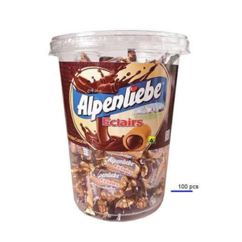 Jual Permen Alpenliebe Eclairs 360gr Per toples isi 100 | Shopee Indonesia