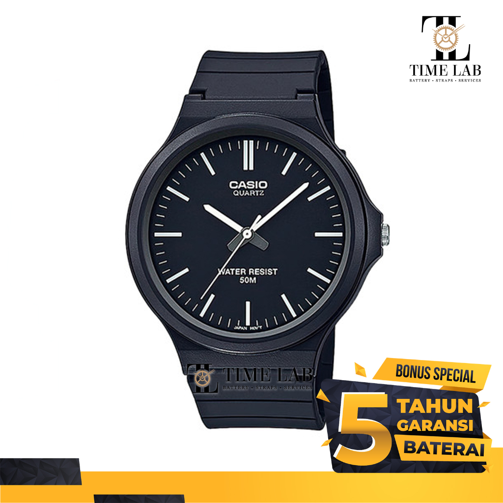 CASIO ORIGINAL MW-240 MW 240 JAM TANGAN PRIA ANALOG KARET