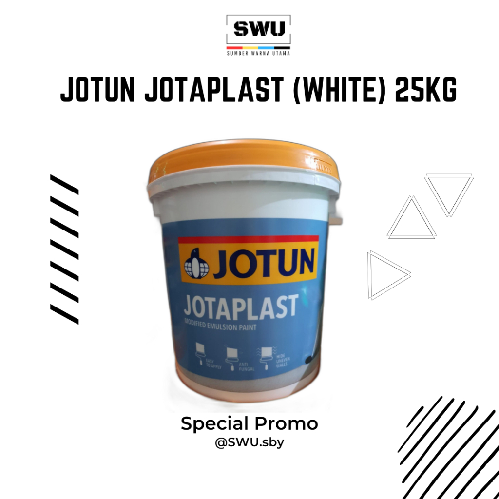 Jual JOTUN JOTAPLAST PUTIH NEW WHITE/ CAT TEMBOK INTERIOR / JOTUN NEW ...