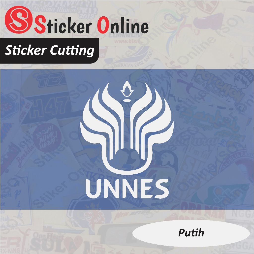 Jual Stiker Universitas Negeri Semarang UNNES | Sticker Cutting Motor ...