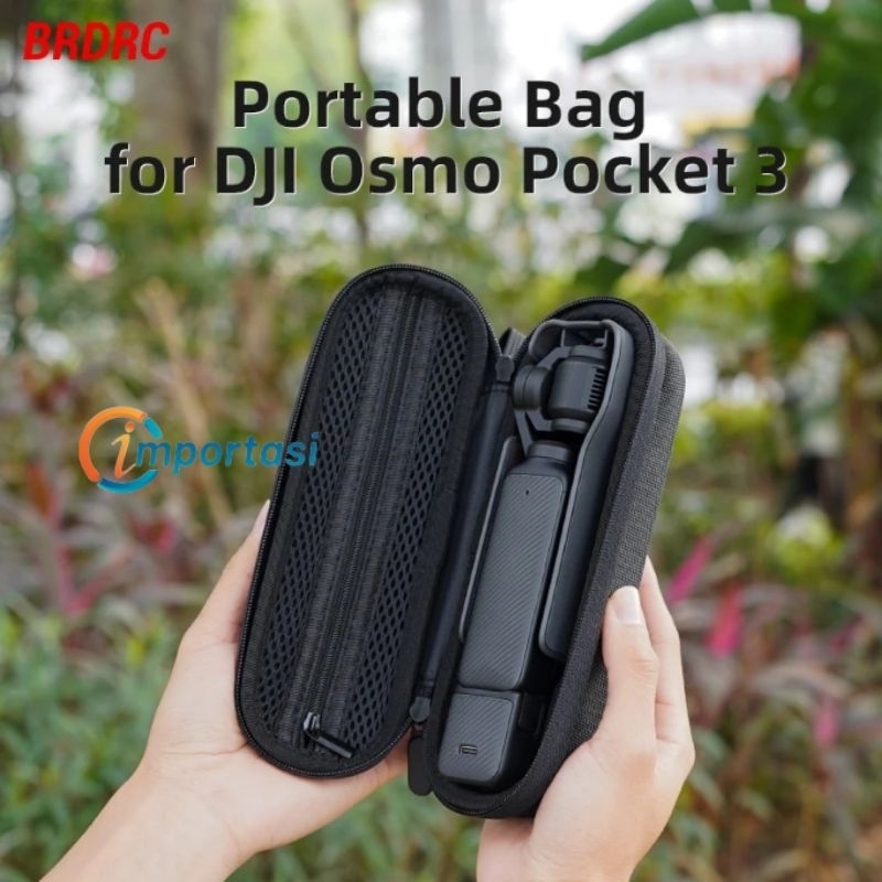 Tas Portable Bag for DJI OSMO POCKET Hard Case Carabiner Strap