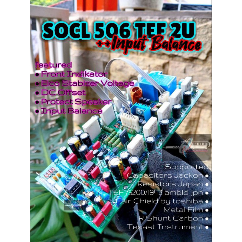 Jual Kit Driver SOCL 506 TEF Include Input Balance 2U | Double Layer