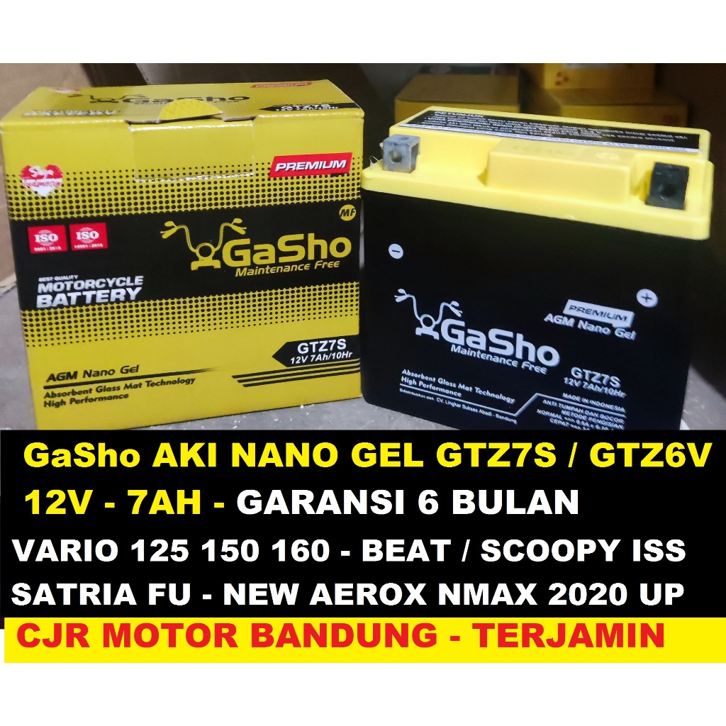 Jual AKI KERING GEL GTZ7S GTZ6V YTZ6V aki motor Vario 125 150 160 N MAX