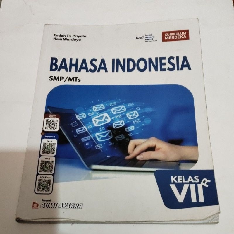 Jual BUKU ORI BAHASA INDONESIA KELAS 1 SMP PENERBIT BUMI AKSARA ...