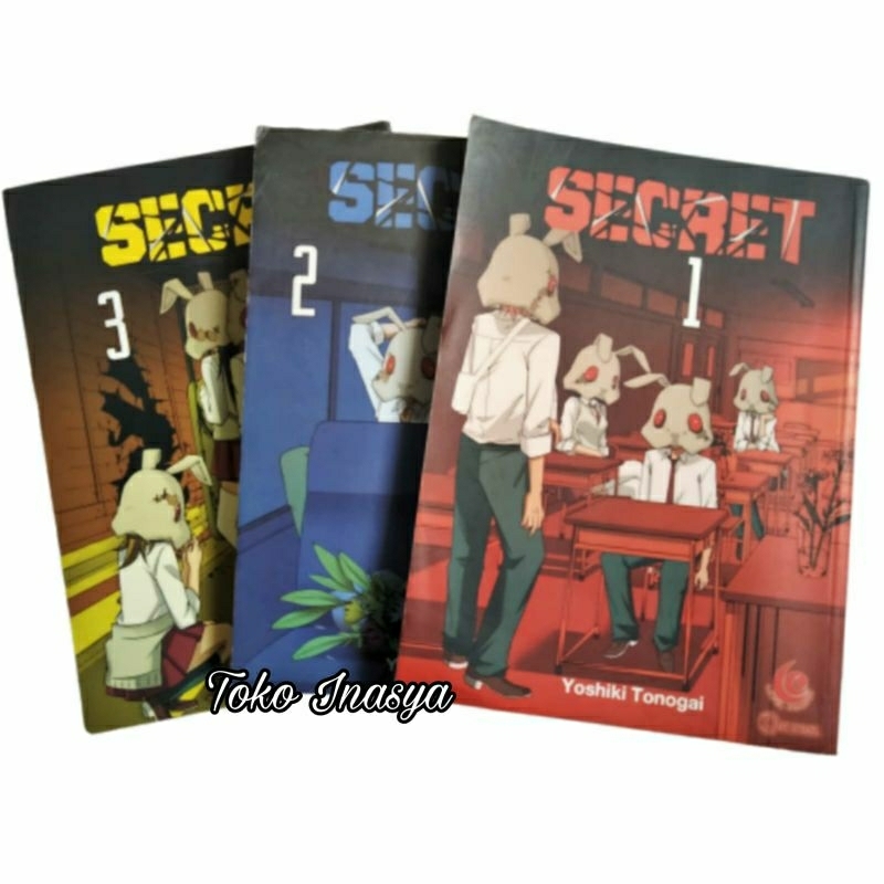 Jual MANGA / KOMIK SECRET (BY YOSHIKI TONOGAI) FULLSET LENGKAP VOL 1-3 ...