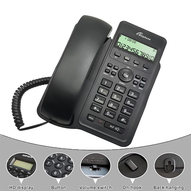 Jual Telepon Kantor Telepon Rumah tanpa Baterai, dengan Layar Tampilan ...