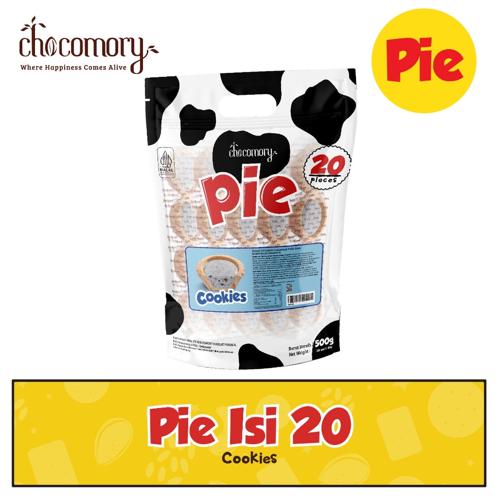 Jual Chocomory Cookies N Cream Pie Isi 20 500g Shopee Indonesia