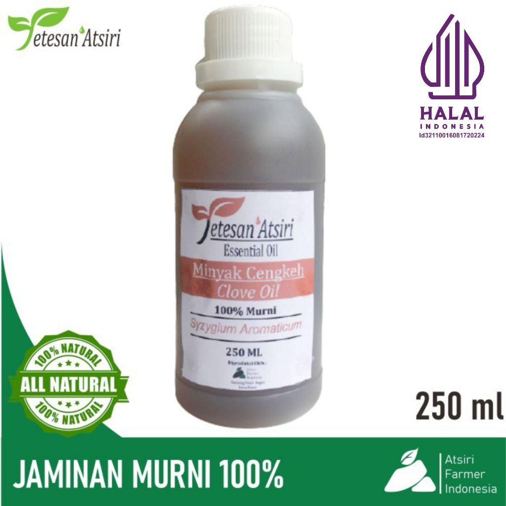 Jual 250ml Minyak Atsiri Cengkeh Murni Asli 100% Tanpa Campuran Clove ...