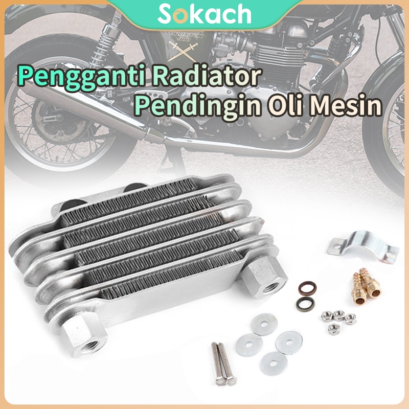 Jual Pengganti Radiator Motor Pendingin Oli Mesin 5 Baris Engine Oil ...