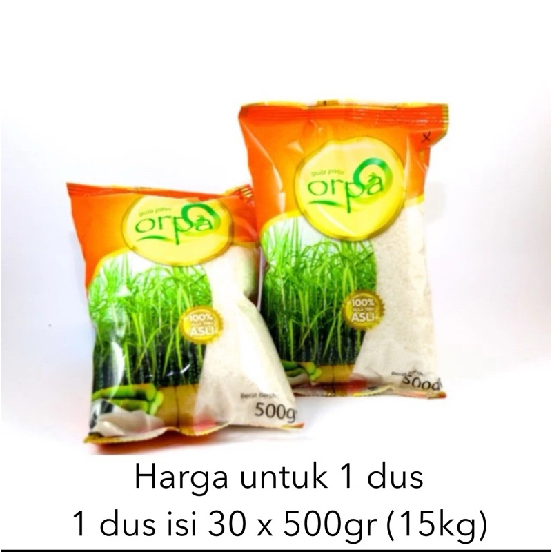 Jual Gula pasir orpa 500 gram | Shopee Indonesia