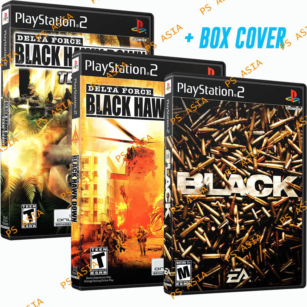 Jual Kaset PS 2 Black - Delta Force Black Hawk Down Team Sabre - Game ...