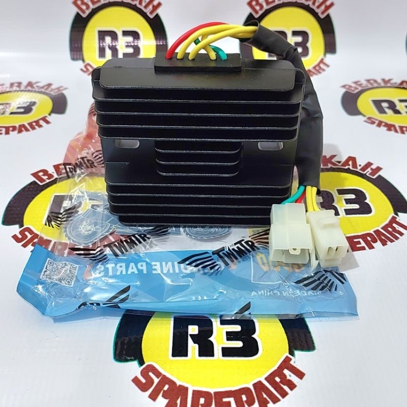 Jual Kiprok rectifier regulator Viar Nozomi 200cc (DC) kabel 5 besar ...