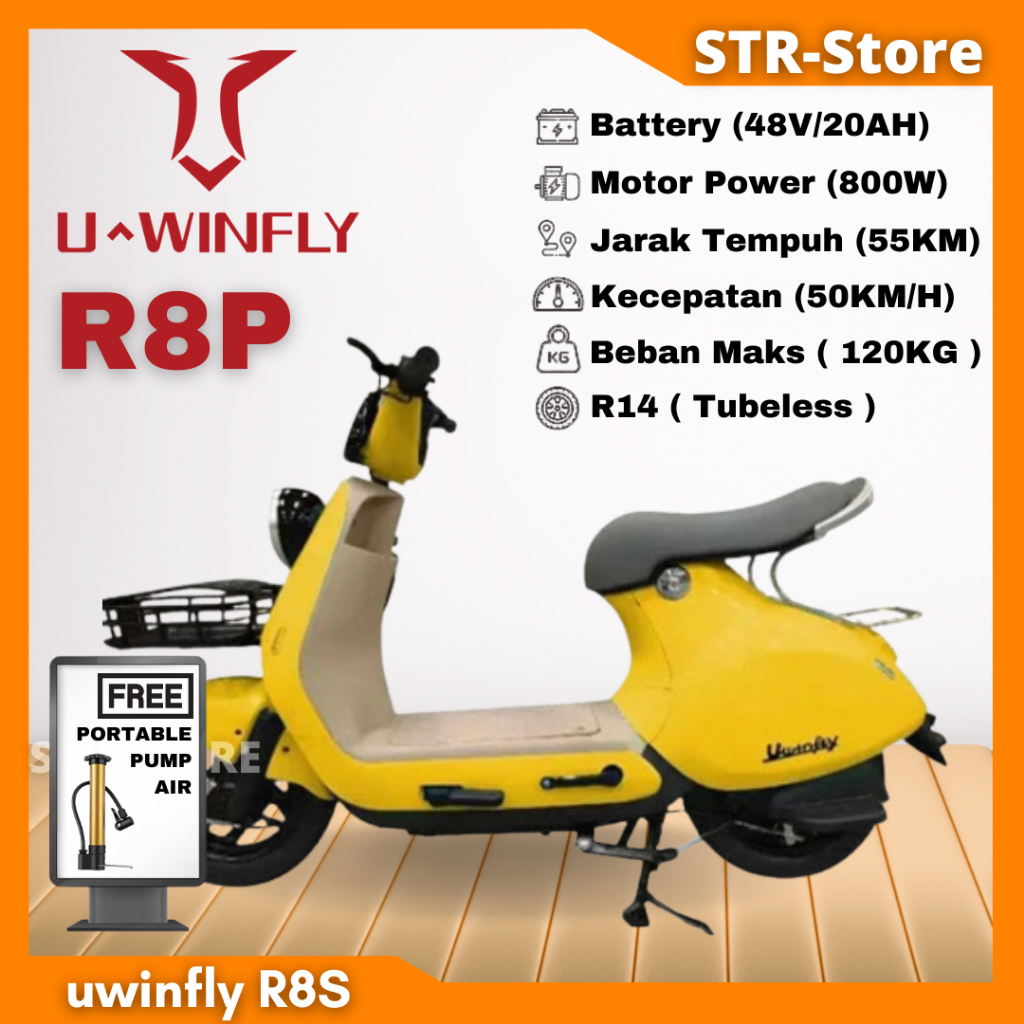 Jual SEPEDA LISTRIK UWINFLY R8P 800W SEPEDA LISTRIK PROMO R8 P U WINFLY ...