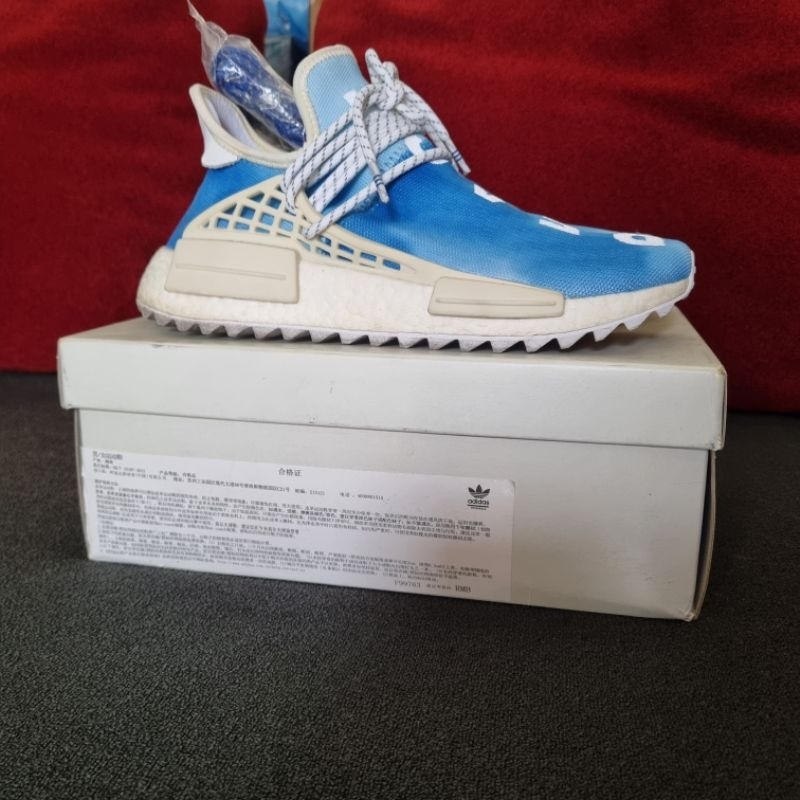adidas gazelle silver green womens Adidas Pharrell NMD HU China Pack Peace (Blue)