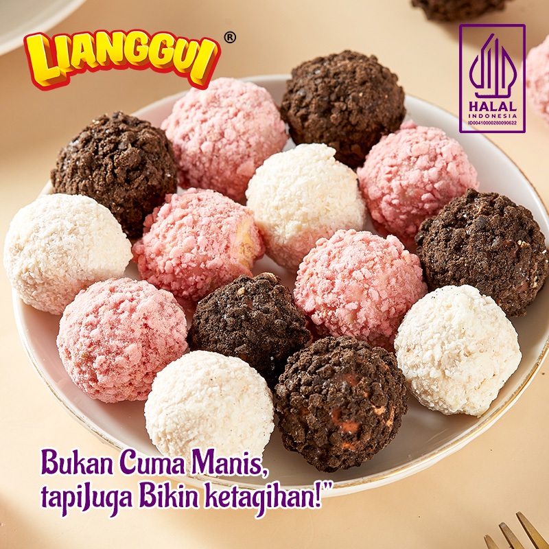 Jual [HALAL] LIANGGUI Crisp CHOCO COCONUT/ STRAWBERRY/ CHOCO & MILK ...