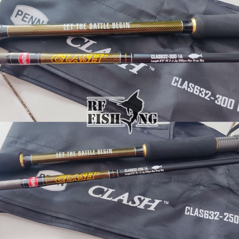 Jual Joran Penn Clash Jigging Rod / Dasaran | Shopee Indonesia