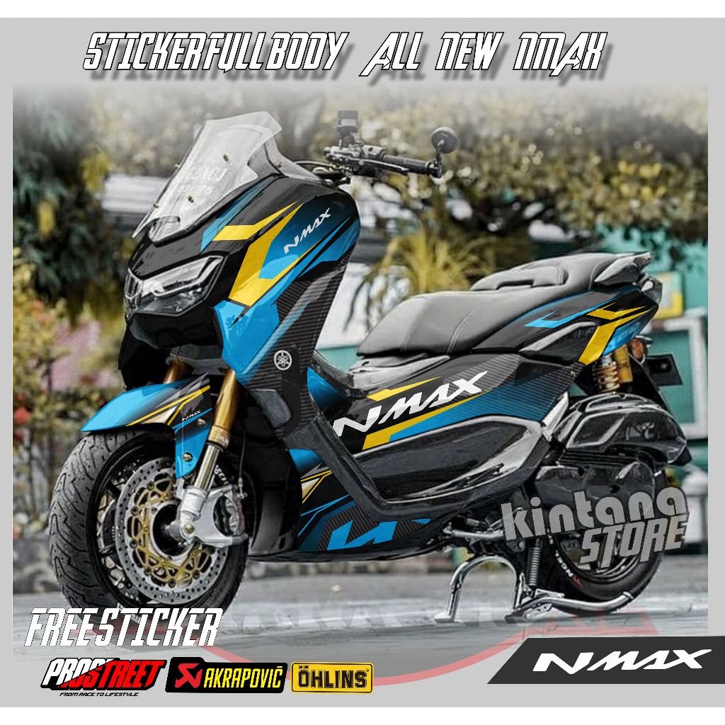 Jual decal nmax new full body stiker variasi motor yamaha nmax new ...