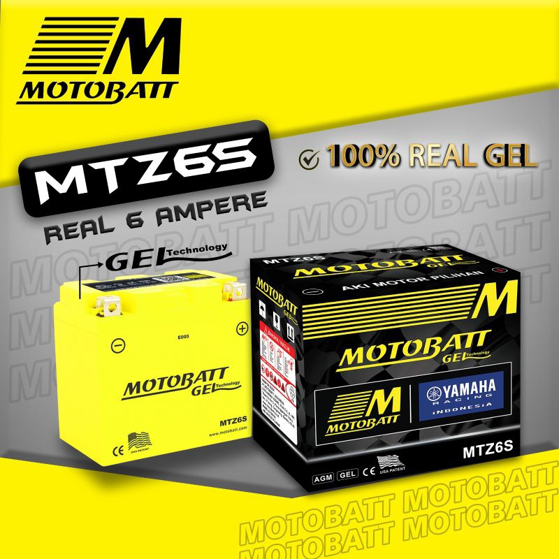 AKI ACCU KERING Honda Vario 150 160 - MOTOBATT MTZ6S