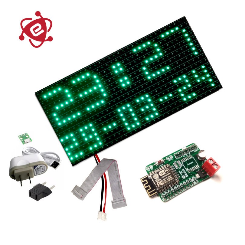Jual Jam NTP LED Digital Internet Clock Wifi Tanggal Jam Dinding Besar ...