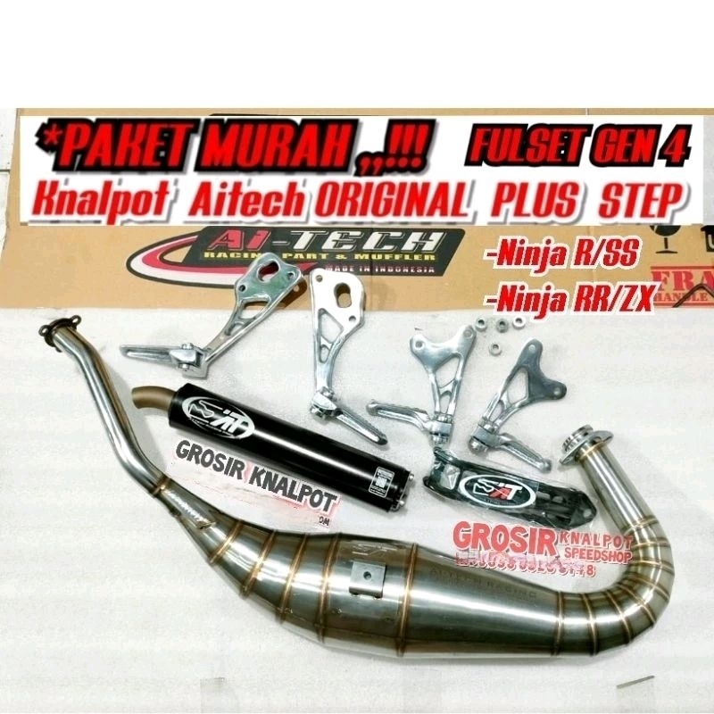 Jual PAKET MURAH Knalpot Aitech Stainles ORIGINAL Type X1 X 1 New Model ...