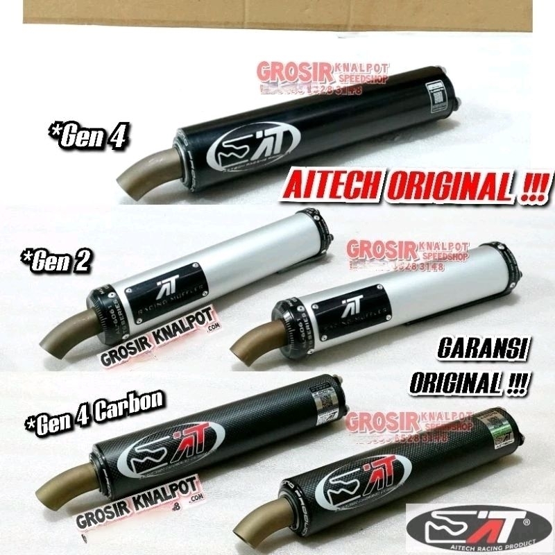 Jual Silincer Knalpot Aitech Ai-tech ORIGINAL Carbon Kevlar GEN 4 ...