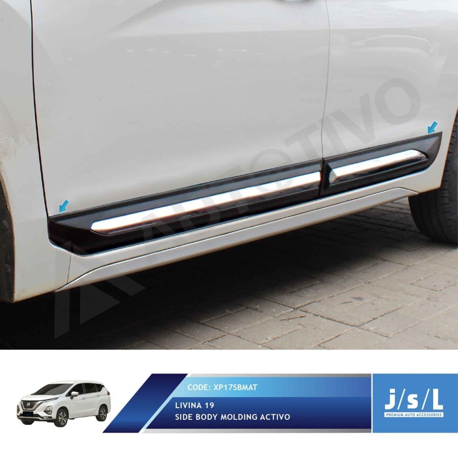 Jual JSL Lis Pintu Samping All New Livina 2019 Side Body Molding Activo