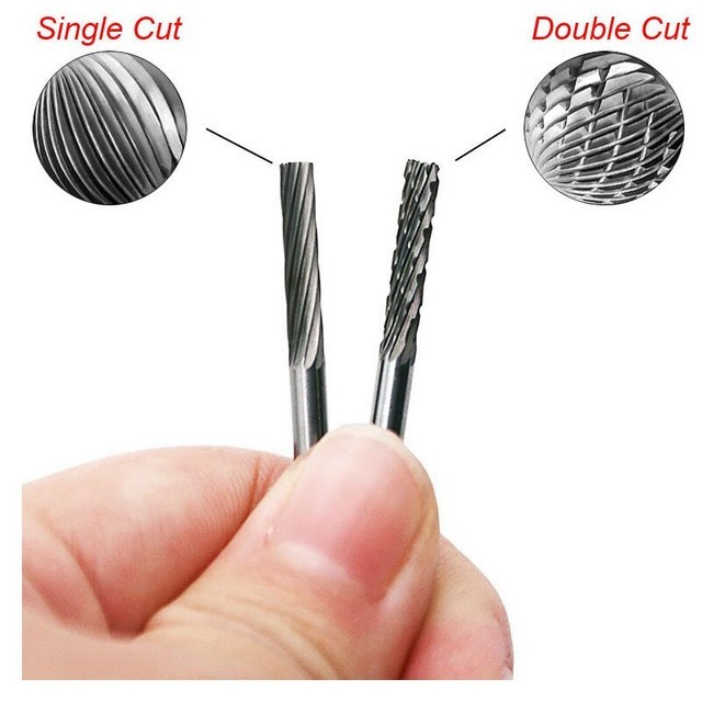 Jual Rotary Burr 3X3 Double Single Cut Cuner Carbide 3 mm Mata Tuner ...