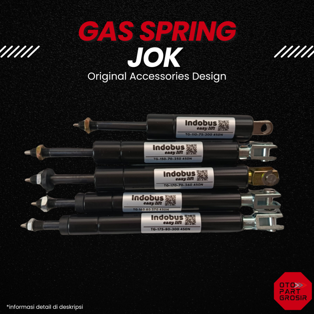 Jual GAS SPRING JOK/Shock Penahan Jok Universal/Gas Spring Jok Bus elf ...
