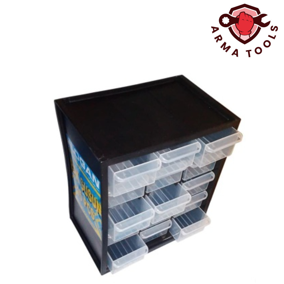 Jual Rak Susun 15 Slot Logan/rak penyimpanan/laci mini/rak square ...