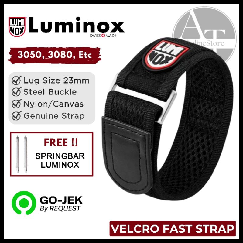 Jual Tali Jam Luminox Velcro Strap Luminox 3050 3080 3950 8800 Steel