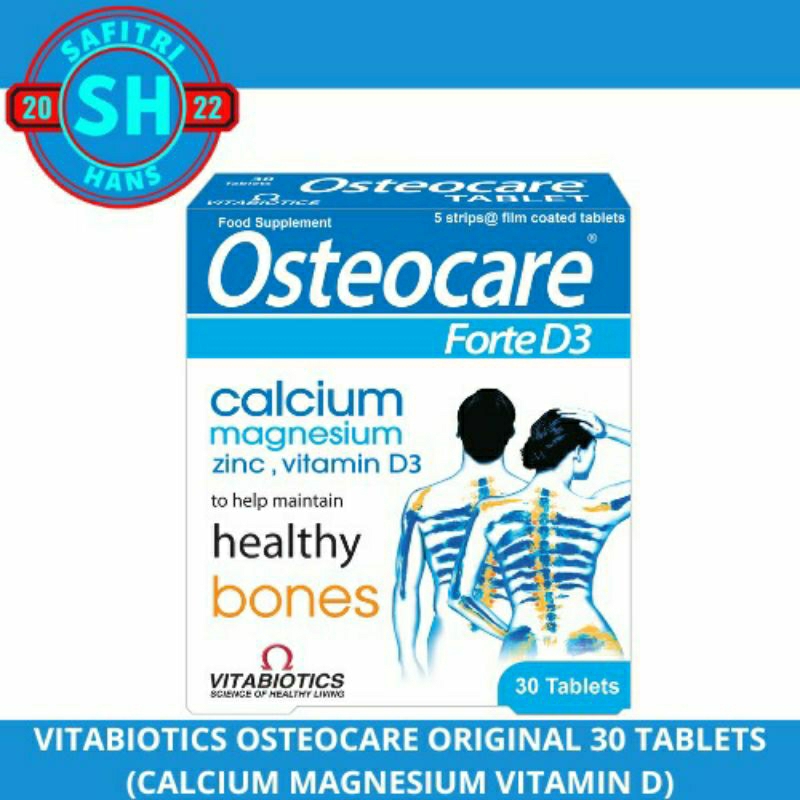 Jual VITABIOTICS Osteocare Original 30 Tablet With Calcium Magnesium