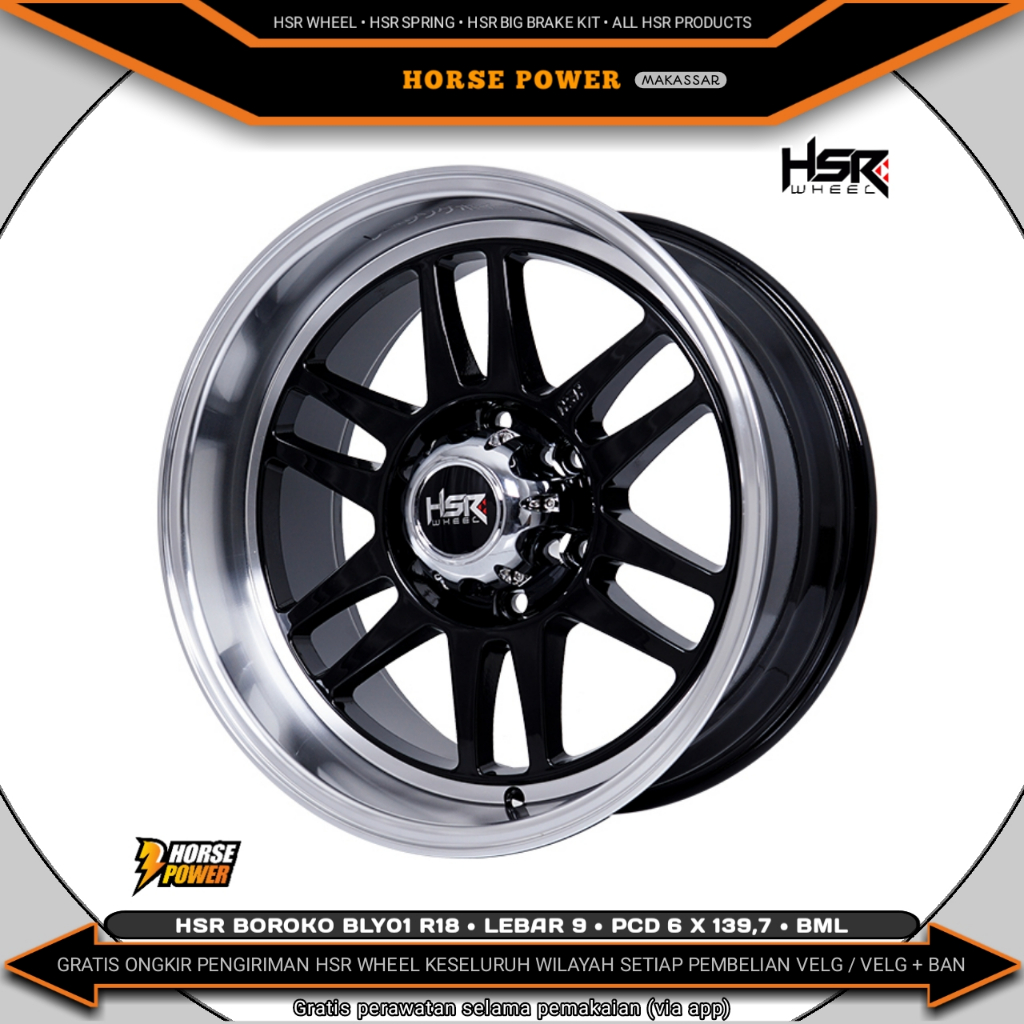 Jual Velg R18 • Mobil 6 Baut Roda • Single Pcd 6 x 139,7