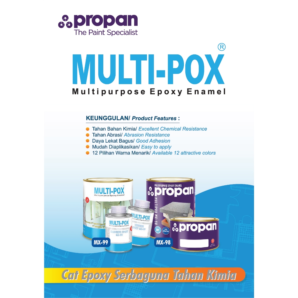 Jual CAT EPOXY PROPAN MULTIPOX MX-99 20L PAIL | Shopee Indonesia