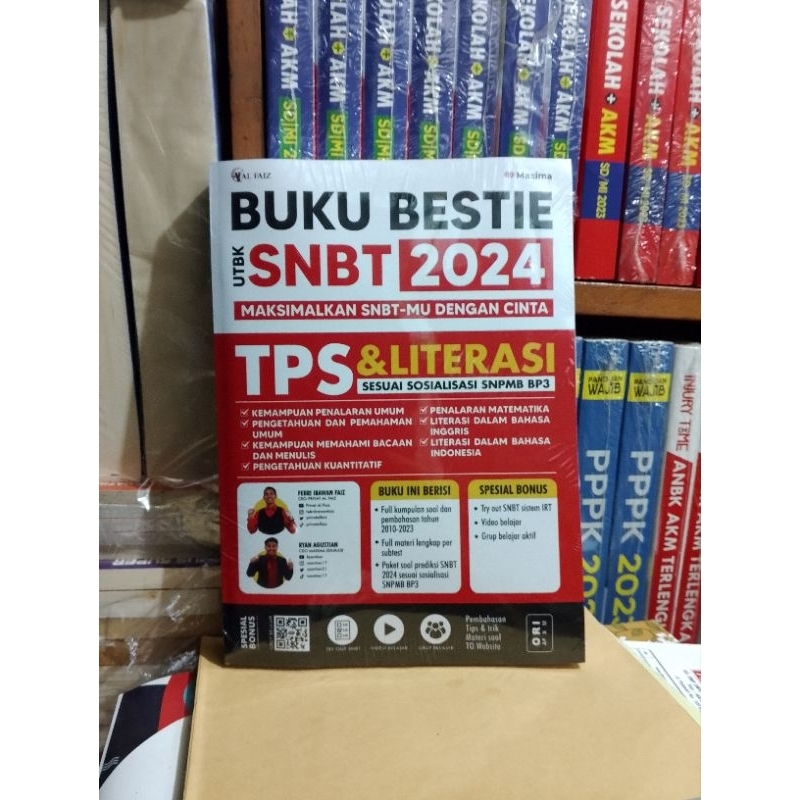 Jual Buku Bestie UTBK SNBT 2024 TPS Dan Literasi MAXSIMA ALFAIZ Update ...