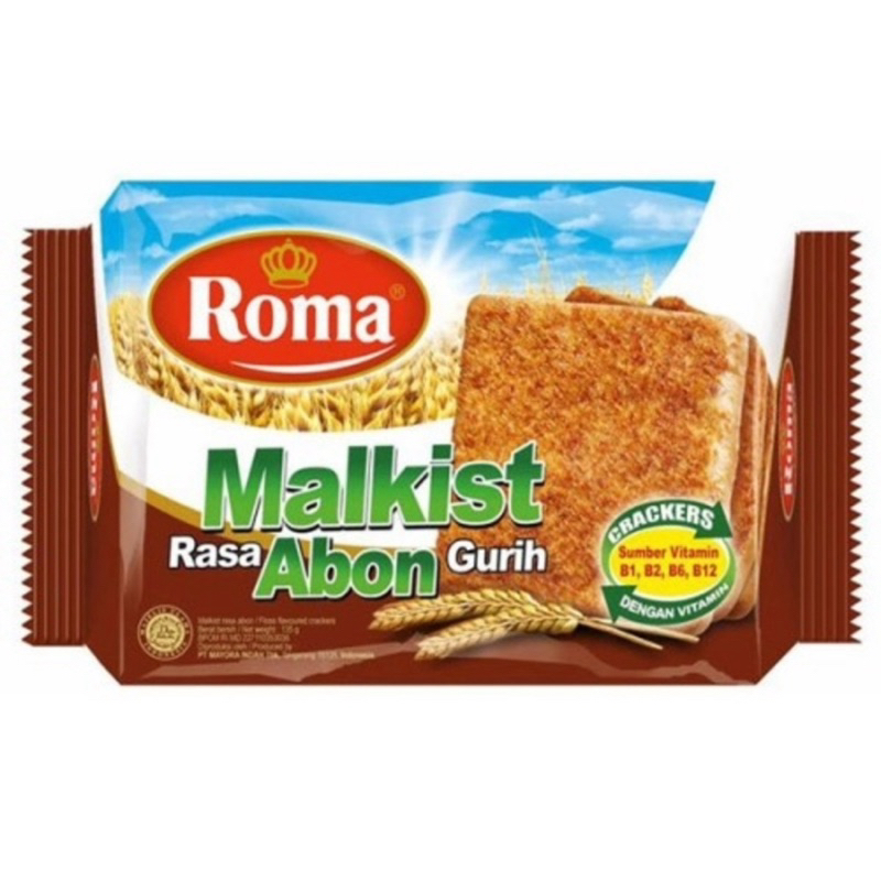 Jual Roma Malkist Abon Crackers Roma Malkist Keju Tabur Crackers 110