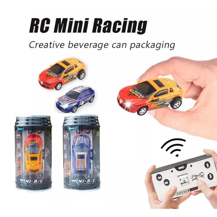 Jual Mobil Remote Control Mini RC Car 2.4 GHz Dalam Kemasan Kaleng ...