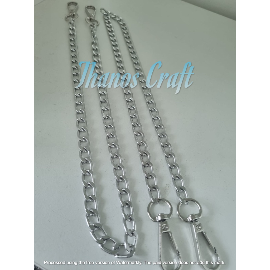 Jual tali tas rantai 2,6 mm almunium 60 cm dan 120 cm ( cantolan besar ...