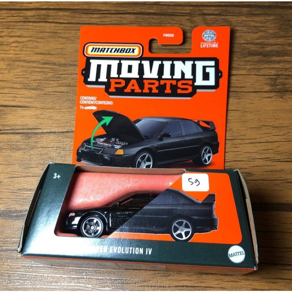 Jual MATCHBOX MOVING PARTS MITSUBISHI LANCER EVOLUTION IV | Shopee ...