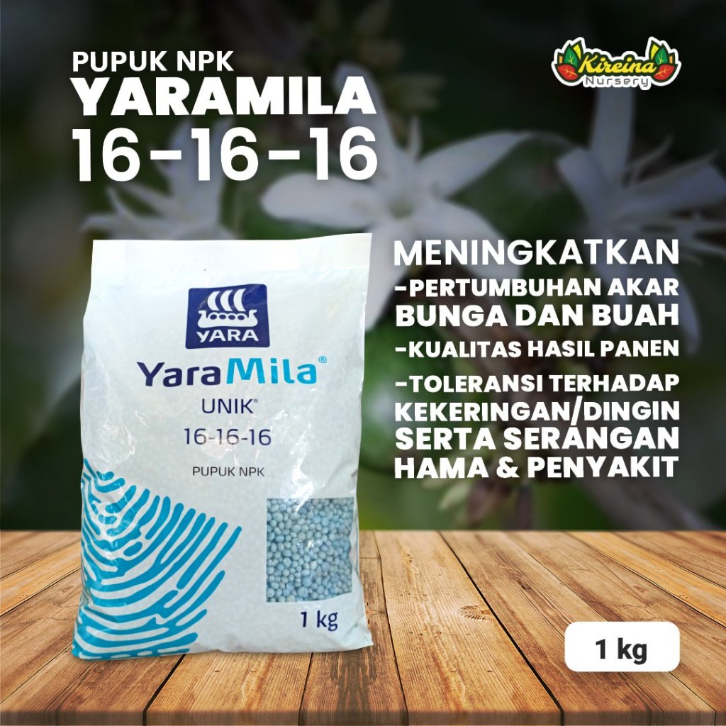 Jual Pupuk NPK YaraMila UNIK 16-16-16 1 Kg | Shopee Indonesia