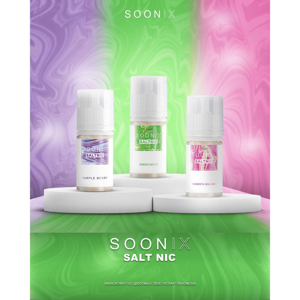 Jual Soonix SaltNic Series 30ML by Rcraft x SuperSonix | Shopee Indonesia