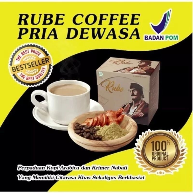 Jual Kopi Rube 1box Isi 5 Sachet - Coffee Penunjang Peforma Stamina ...