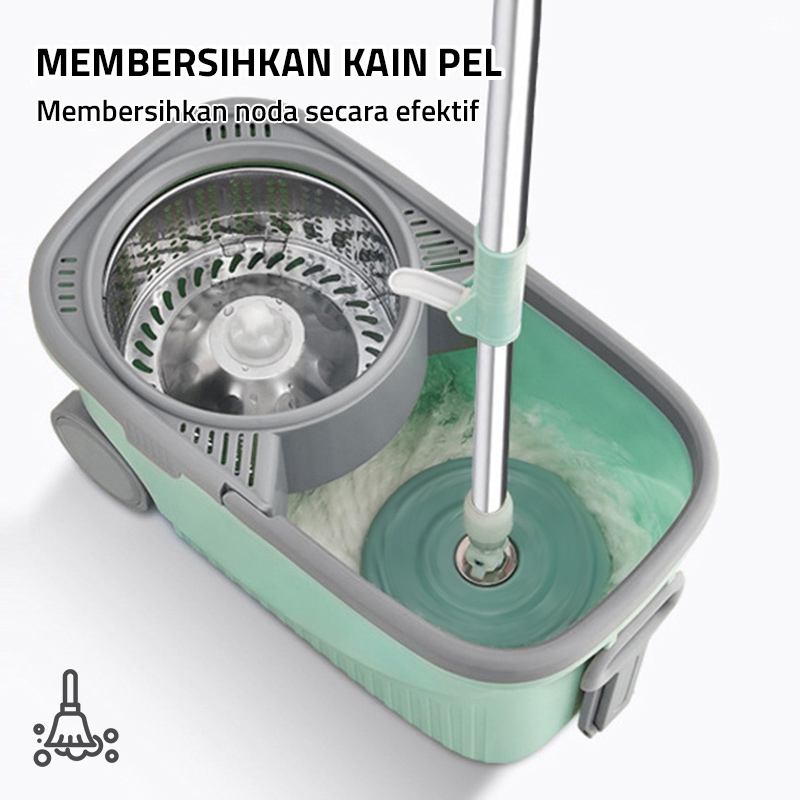 Jual NEW! De Essential Alat Pel Lantai Praktis Spin Mop 2092 - Ultra ...